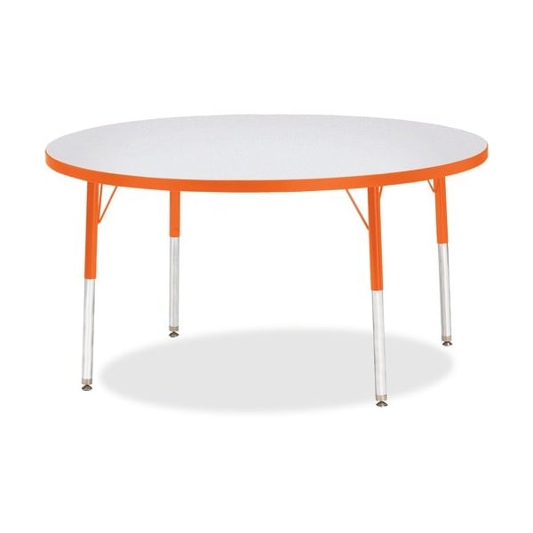 Jonti-Craft TABLE, ACTIVITY, 48inRND, GY/OE JNT6433JCA114 - main